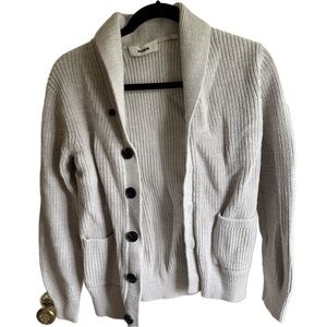 Buck Mason Natural Seafarer Cotton Shawl Cardigan